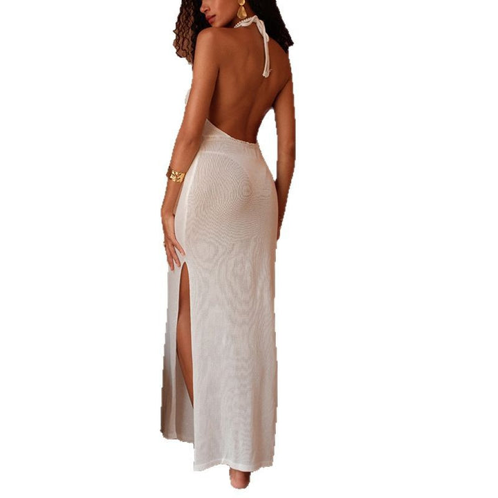 Damen Maxikleid aus luftiger Häkelstruktur mit einzigartigem Cut-Out Echo Archiv