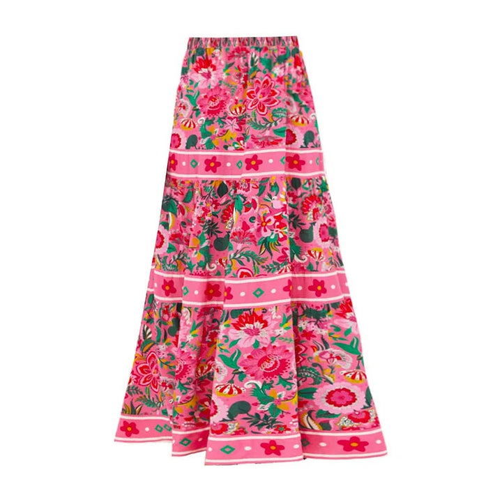Damen Floral Motive Badeanzug mit verspieltem Trägerdesign Echo Archiv