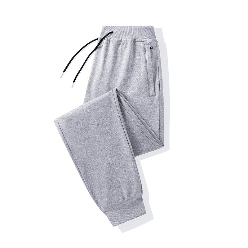Herren Straight-Fit Jogginghosen mit elastischem Bund, Kordelzug und verdeckten Seitentaschen – Marzano