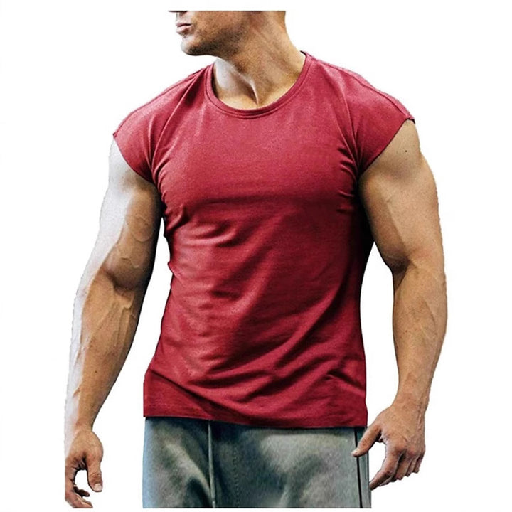 Herren ärmelloses Muskelshirt mit sportlichem Schnitt Echoarchiv