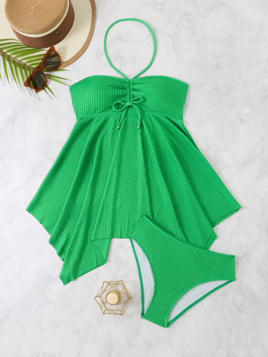 Damen Tankini mit lässigem Oberteil und modischem Rock Echo Archiv
