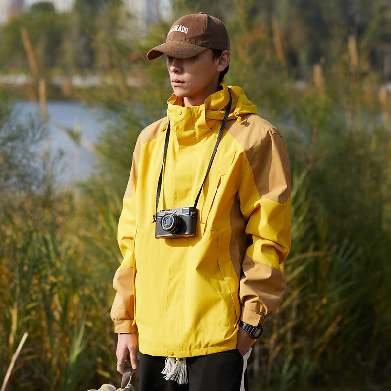 Damen zweilagige Softshell‑Outdoorjacke mit abnehmbarem Fleece‑Innenlayer und Kapuze Echoarchiv