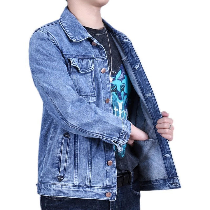 Herren Klassische Denimjacke Echoarchiv