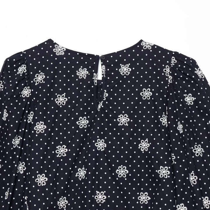 Damenbluse mit feinen Spitzen- und Rüschendetails Echo Archiv