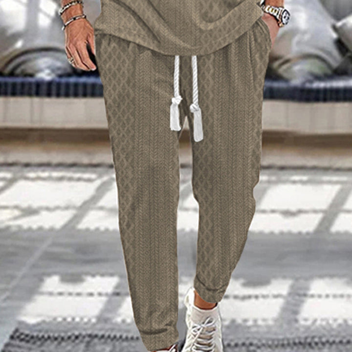 Herren Stylish Freizeit-Hose mit elastischem Bund und praktischen Taschen Echoarchiv