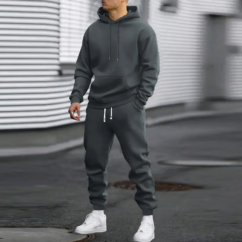 Herren lässiger Hoodie und Jogginghose Set Echoarchiv
