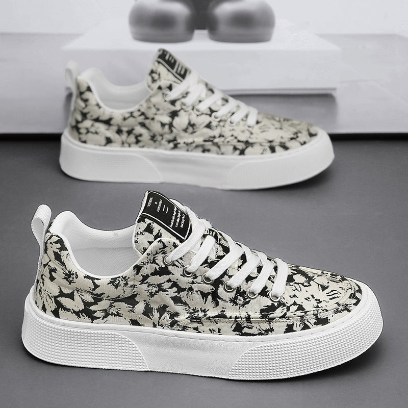 Damen Modische Sneakers mit floralem Muster und rutschfester Sohle Echo Archiv