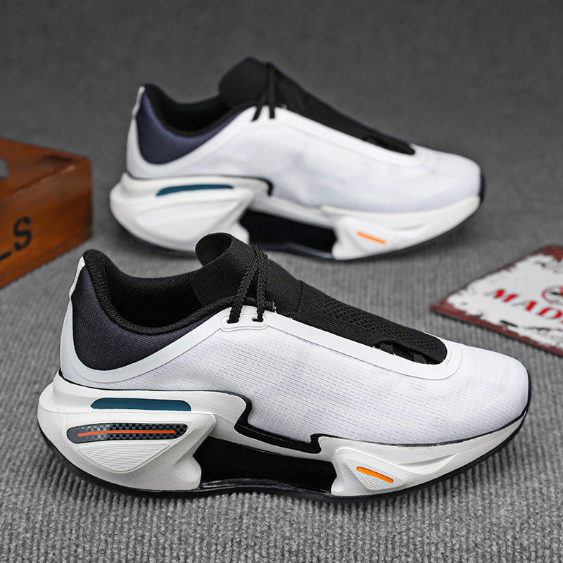 Herren moderne Sneaker mit skulpturierter Plateau-Performancesohle, nahtlosem Strickschaft und integrierter Fersenstütze – Norré