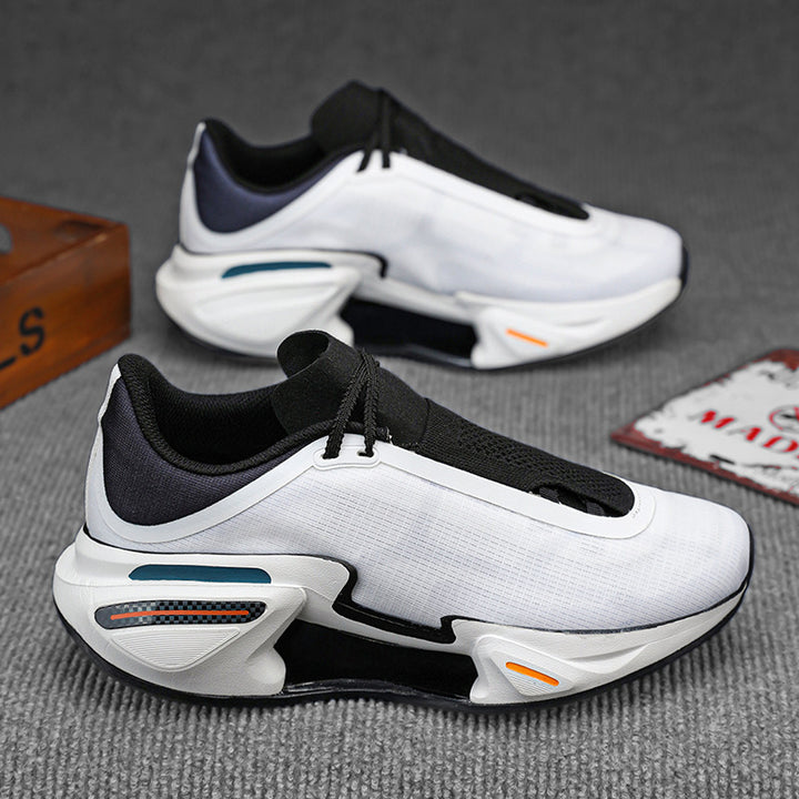 Herren moderne Sneaker mit skulpturierter Plateau-Performancesohle, nahtlosem Strickschaft und integrierter Fersenstütze – Norré