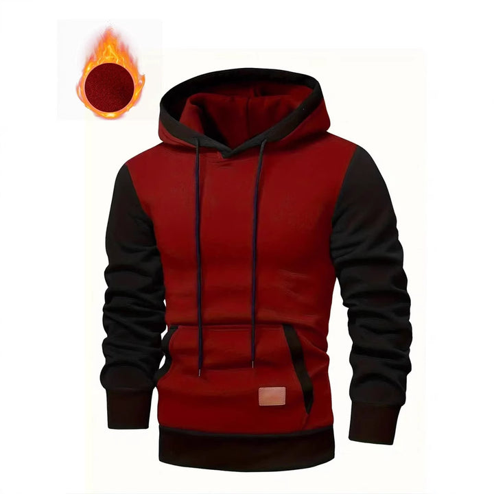 Herren modischer Hoodie mit praktischen Taschen und kontrastrierendem Design Echoarchiv
