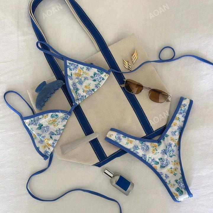 Damen Bikiniset mit floralem Design Echo Archiv