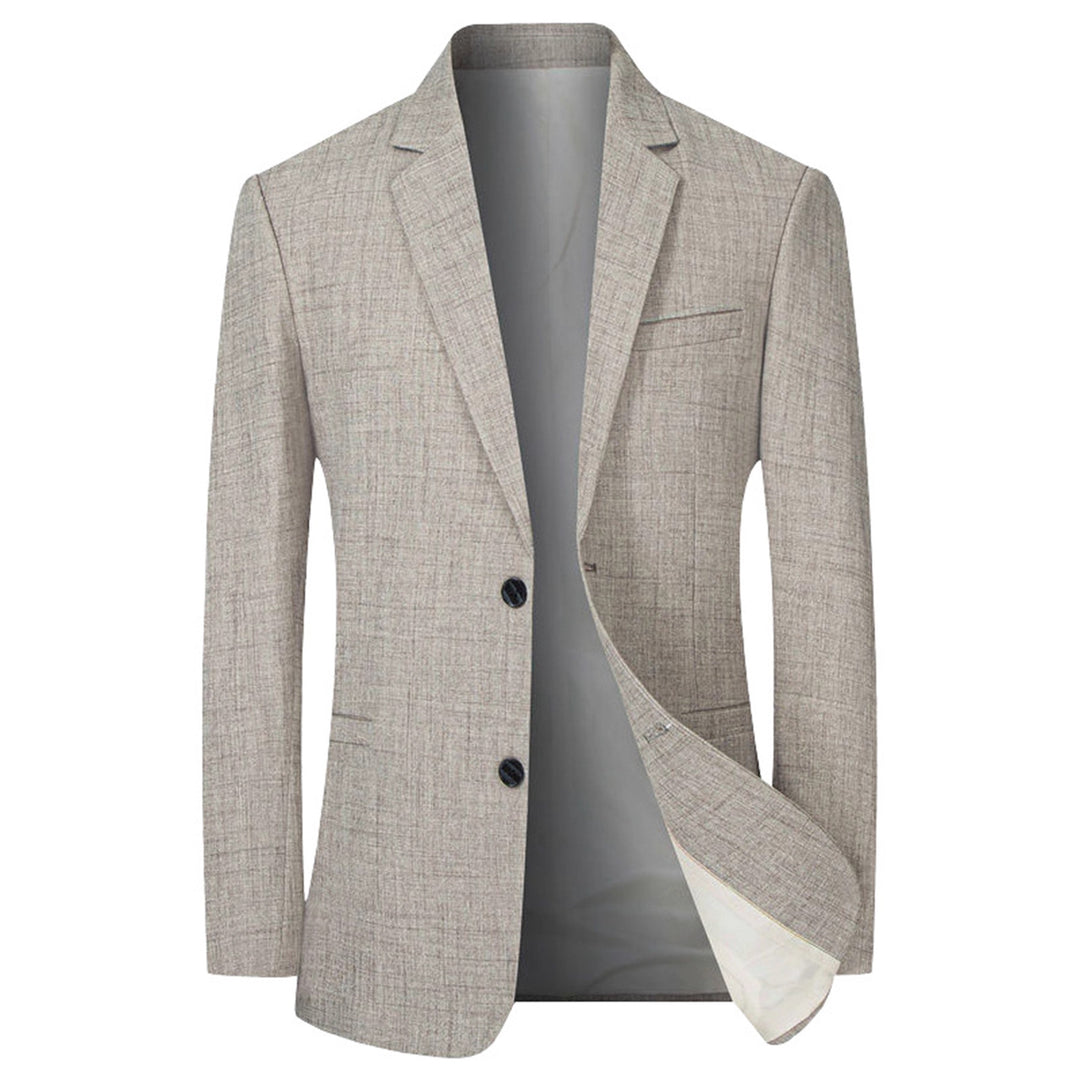 Herren eleganter Freizeitblazer aus hochwertigem Gewebe mit strukturiertem Design Echoarchiv