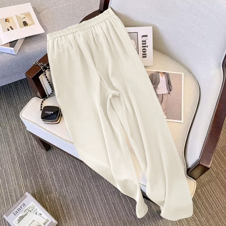Damen Elegante und weite High-Waist-Hose Echo Archiv