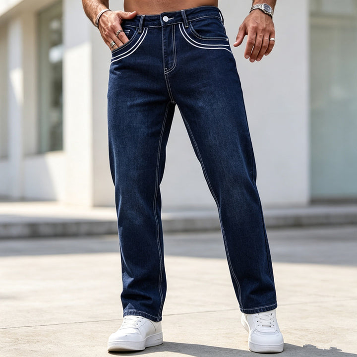 Herren Hochwertige Denim-Jeans Echoarchiv