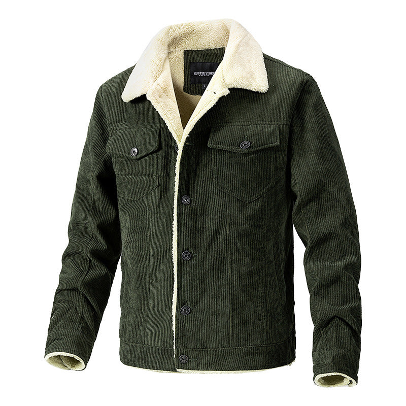 Herren Kordjacke mit weichem Teddyfutter Echoarchiv