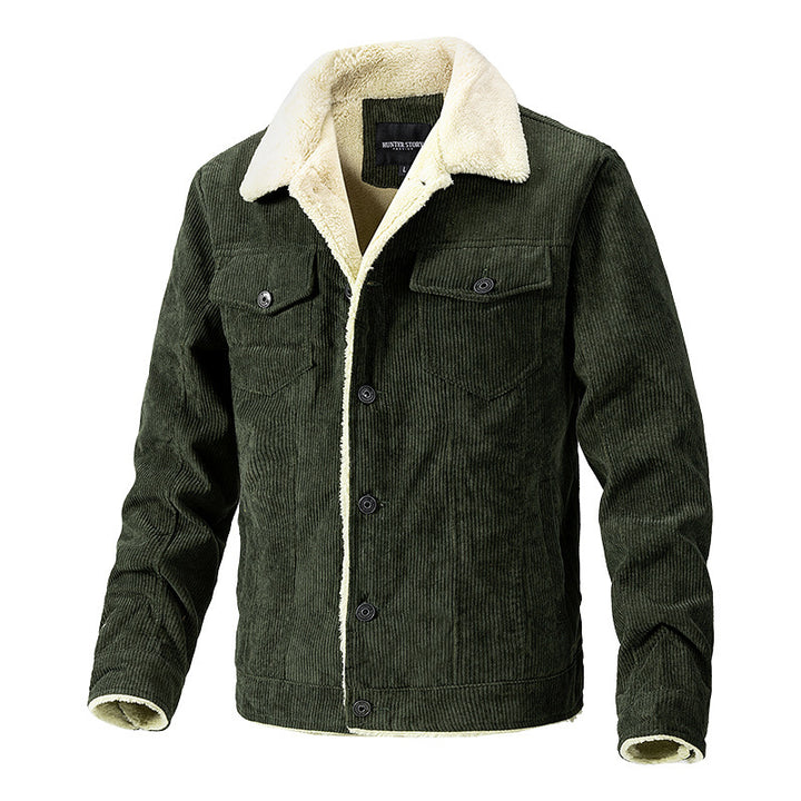 Herren Kordjacke mit weichem Teddyfutter Echoarchiv