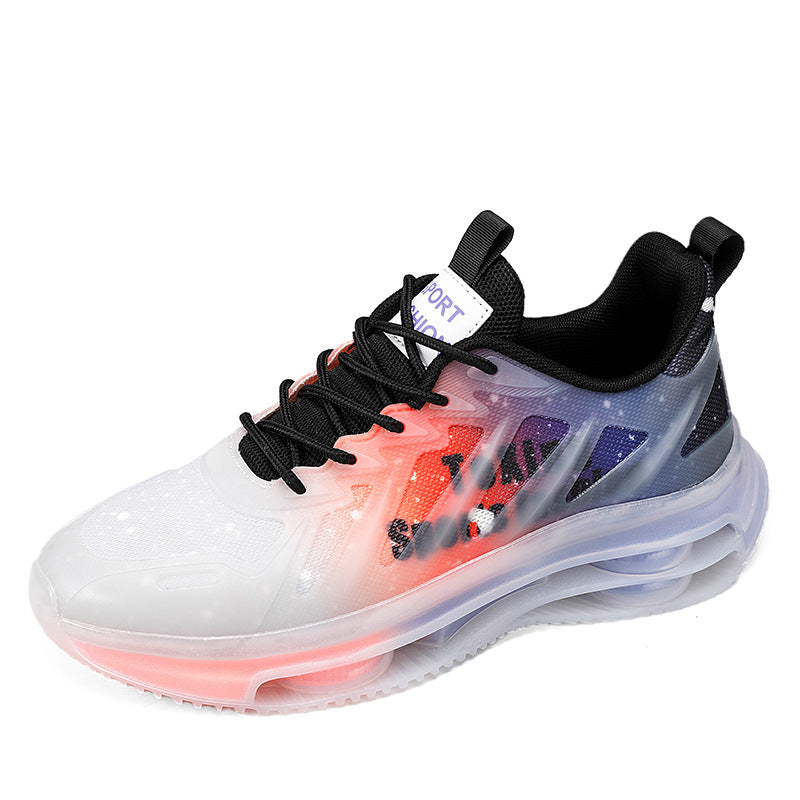 Unisex futuristische luftgepolsterte Sneaker mit transparentem TPU‑Obermaterial und sichtbarer Hohlkern‑Plateausohle – Norré