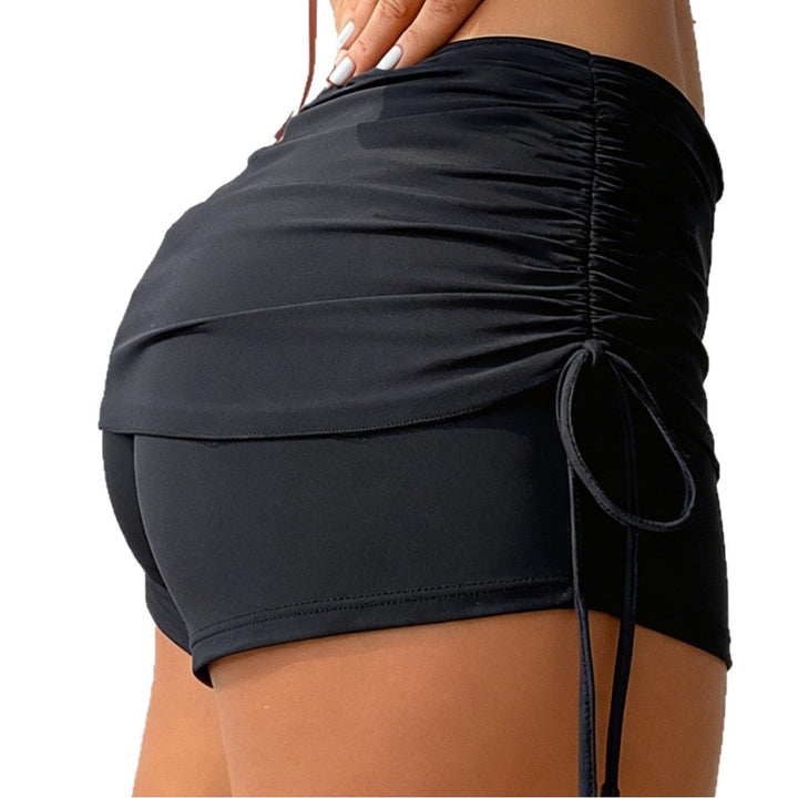 Damen Badehose mit seitlicher Raffung und verstellbarem Bund Echo Archiv