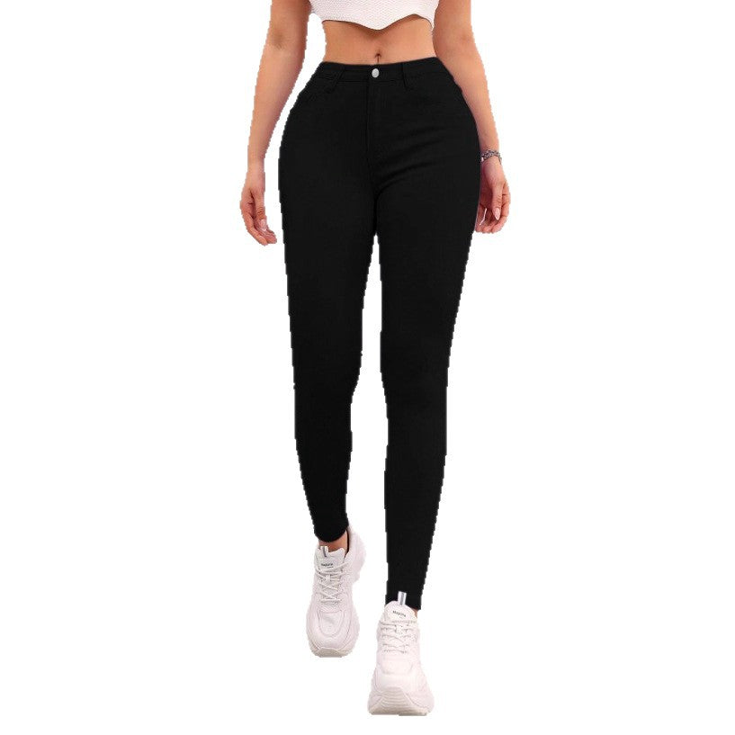Damen Thermo-High-Waist-Fleece-Jeggings im Jeans-Look Echo Archiv