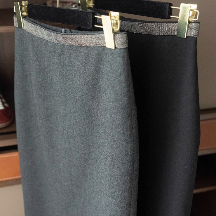 Damen Eleganter Bleistiftrock aus hochwertigem Material Echoarchiv