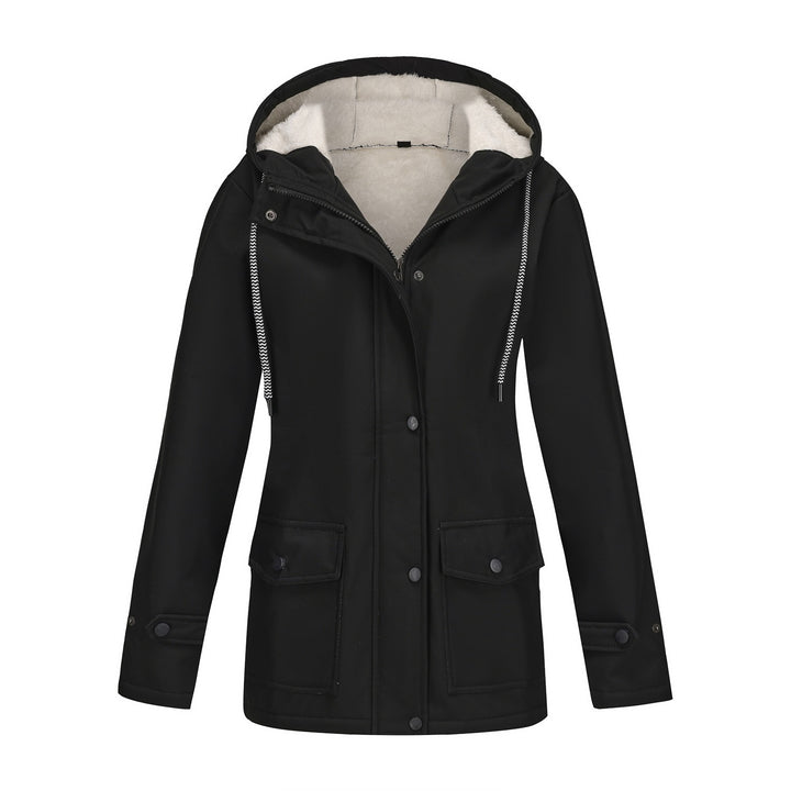 Damen Modische Outdoor-Jacke mit Fleece-Futter – Célinea