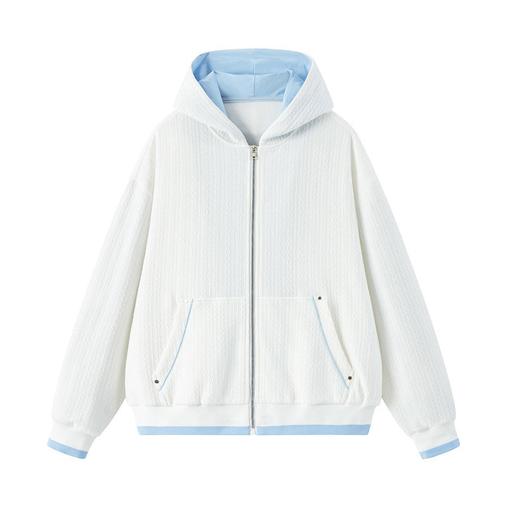 Damen Bequeme und modische Kapuzenjacke Echo Archiv