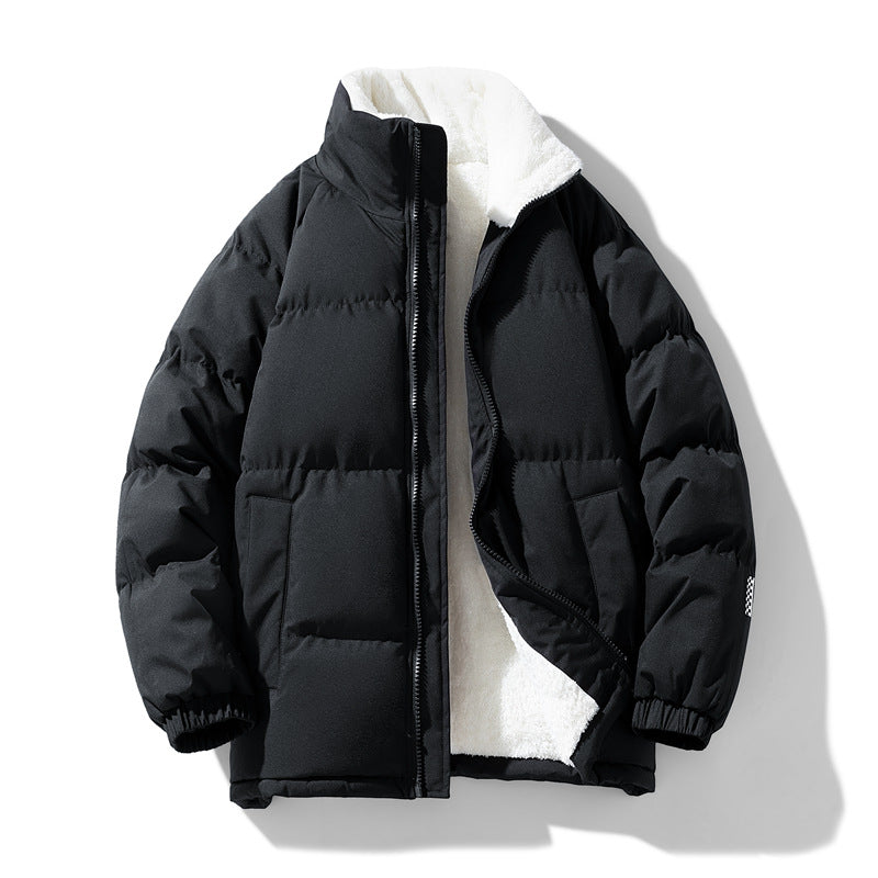 Herren Steppjacke mit wärmendem Innenfutter und hohen Kragen Echoarchiv