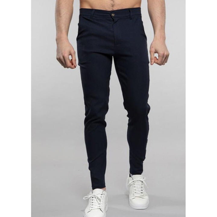Herren Elegante Slim-Fit Hose mit modernen Details Echoarchiv