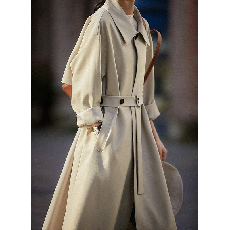 Damen Elegant geschnittener Trenchcoat Echoarchiv
