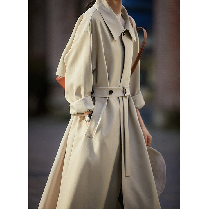 Damen Elegant geschnittener Trenchcoat Echoarchiv
