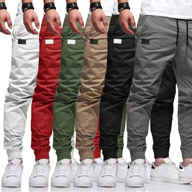 Herren nan funktionale Cargo-Joggerhose mit schmal zulaufendem Bein, elastischem Bund und eingelassenen Reißverschlusstaschen Echo Archiv