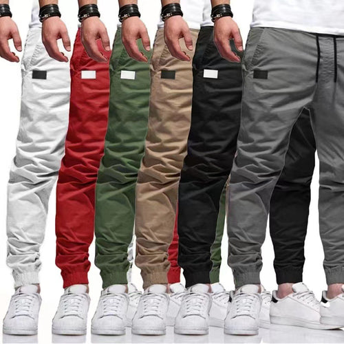 Herren nan funktionale Cargo-Joggerhose mit schmal zulaufendem Bein, elastischem Bund und eingelassenen Reißverschlusstaschen Echo Archiv