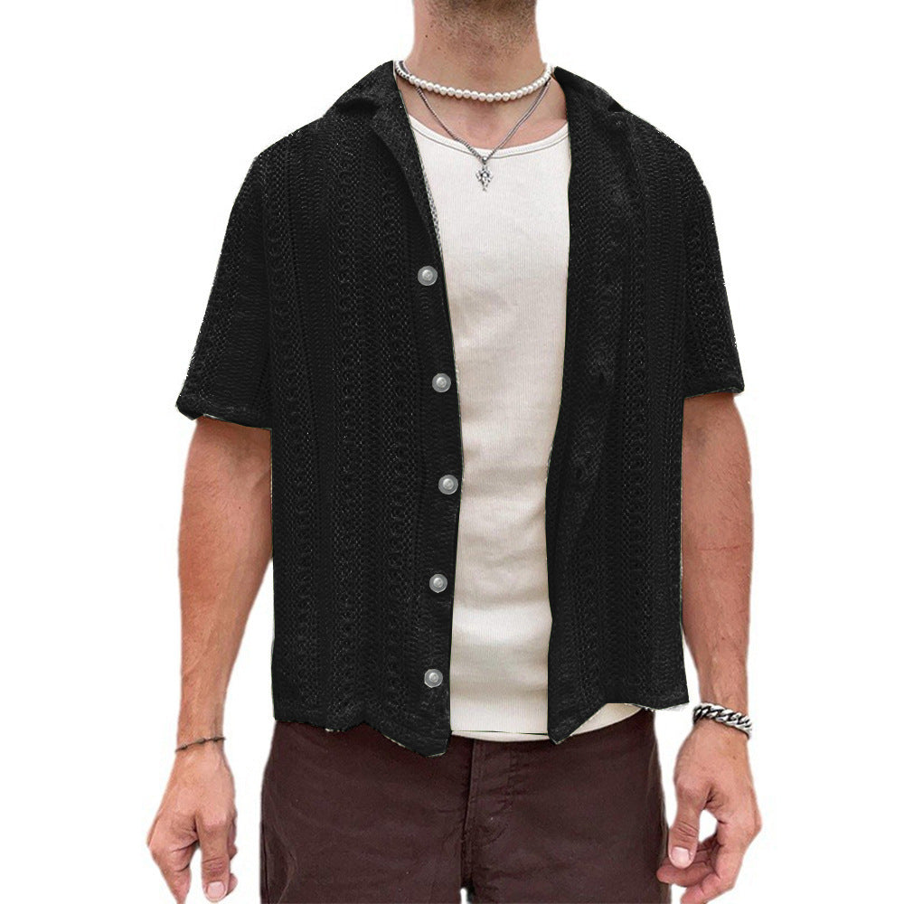 Herren luftige Strickbluse Echoarchiv