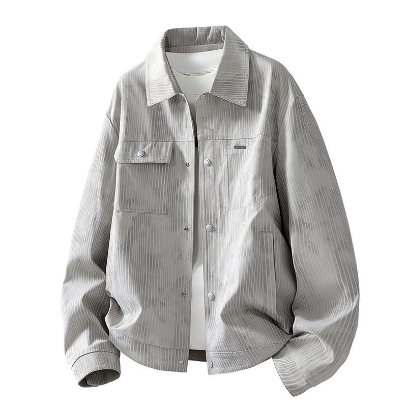 Herren Modische Overshirt-Jacke Echo Archiv