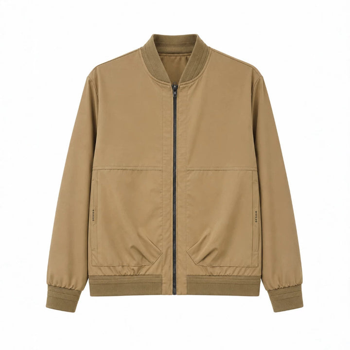 Herren Lässige Übergangsjacke mit Reißverschluss Echo Archiv