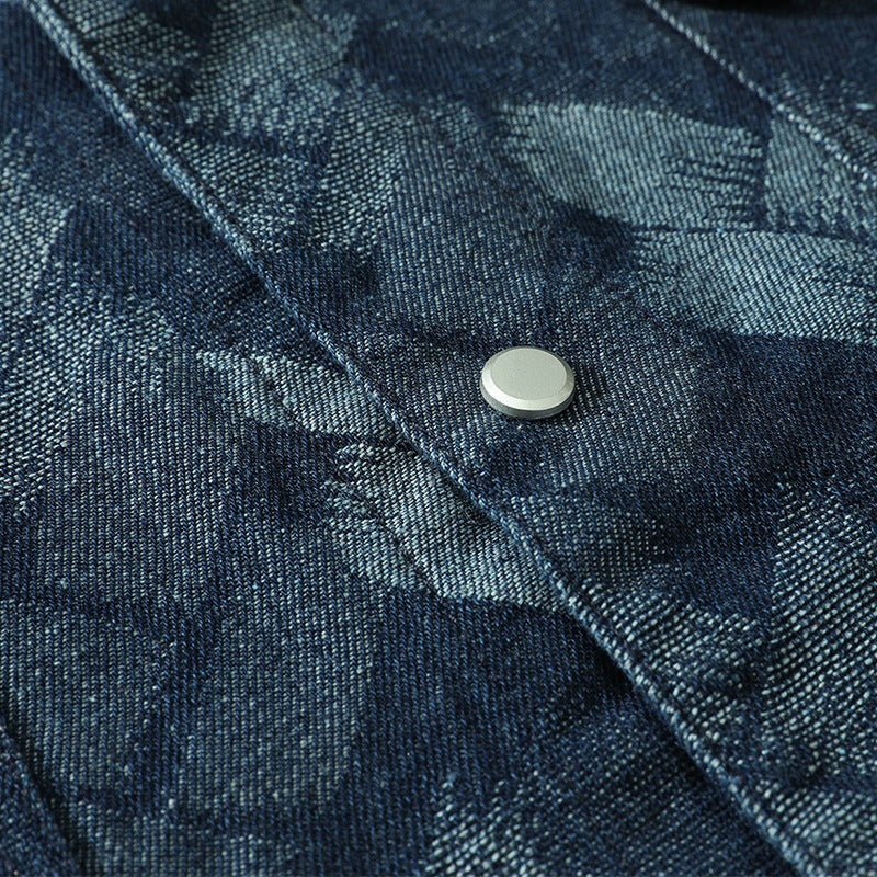Herren Modische Denim-Jacke Echo Archiv