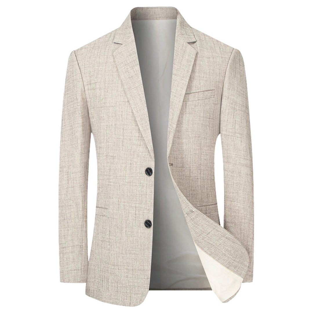 Herren Leichter, eleganter Blazer mit strukturiertem Gewebe Echoarchiv