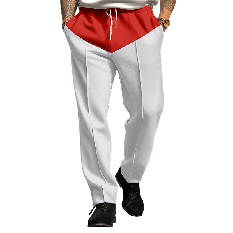 Herren Sportliche Jogginghose mit kontrastrierendem Bund und praktischen Taschen Echoarchiv