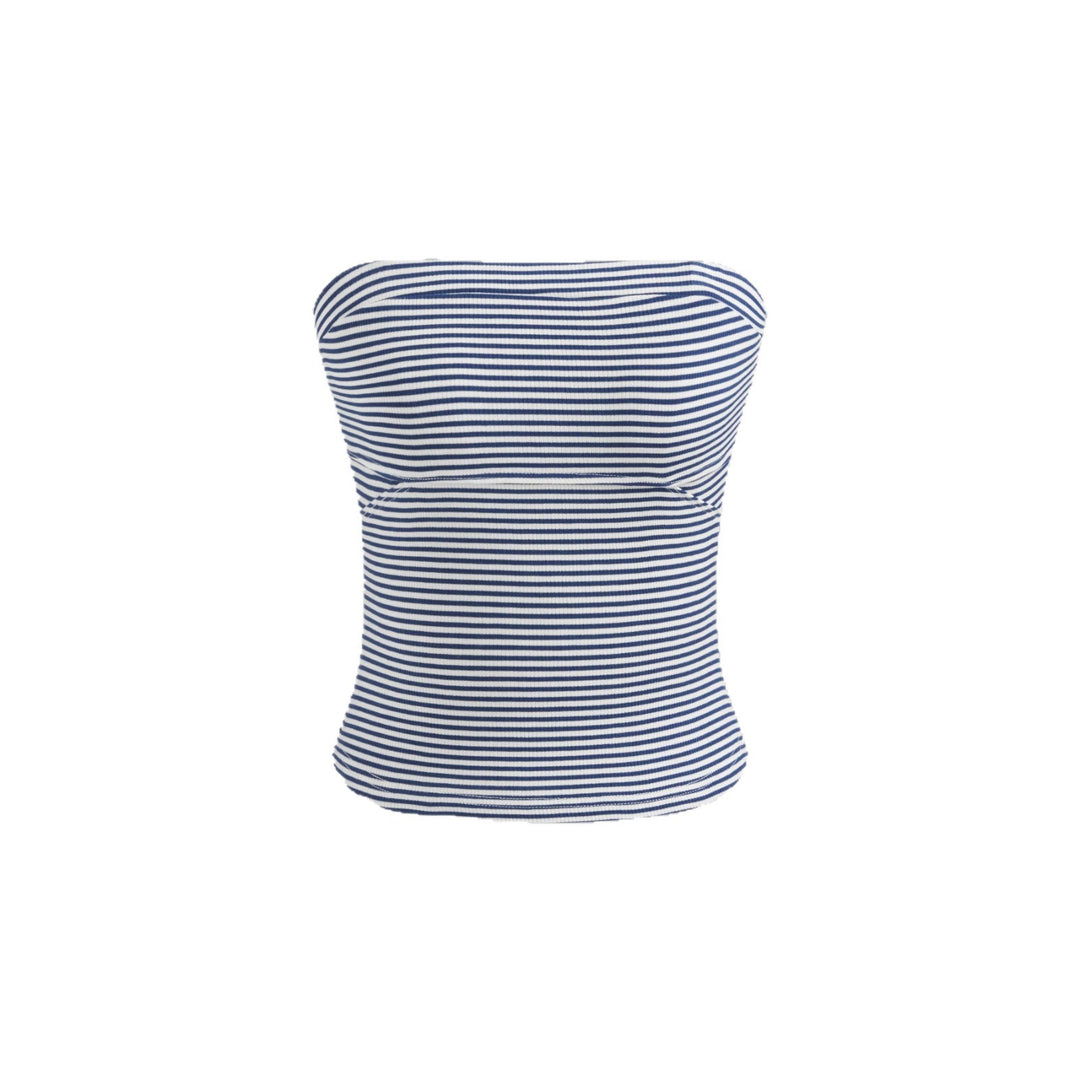 Damen Bandeau-Top mit feinen Streifen Echo Archiv