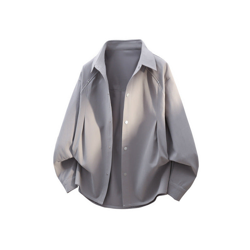 Herren Lässige Overshirtjacke Echo Archiv