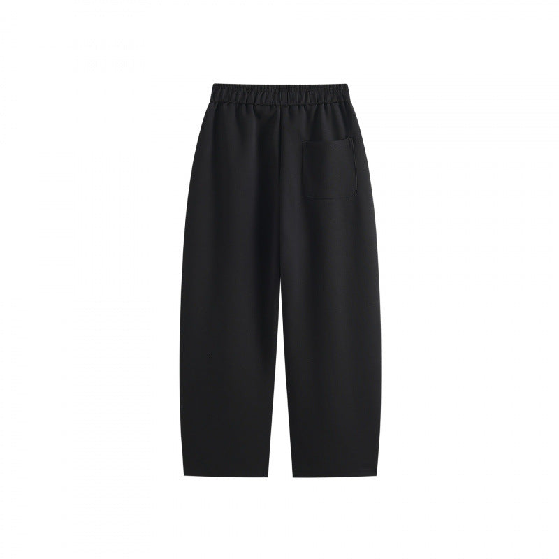 [Damen] Weite Highwaist-Loungehose mit Kordelzug, elastischem Bund und Seitentaschen Echo Archiv