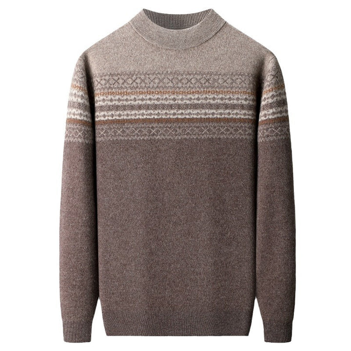 Herren Strickpullover mit kunstvollem Muster Echoarchiv