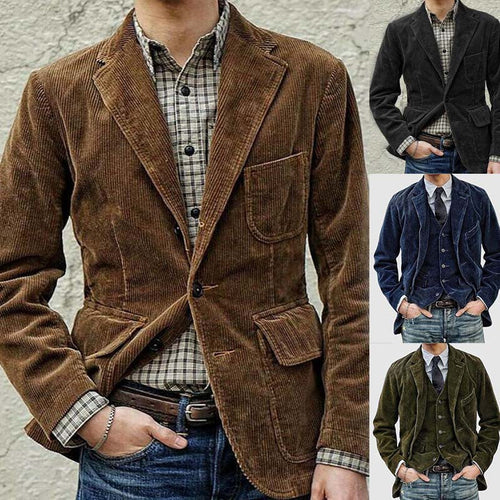 Herren Cordblazer mit modernem Schnitt Echoarchiv