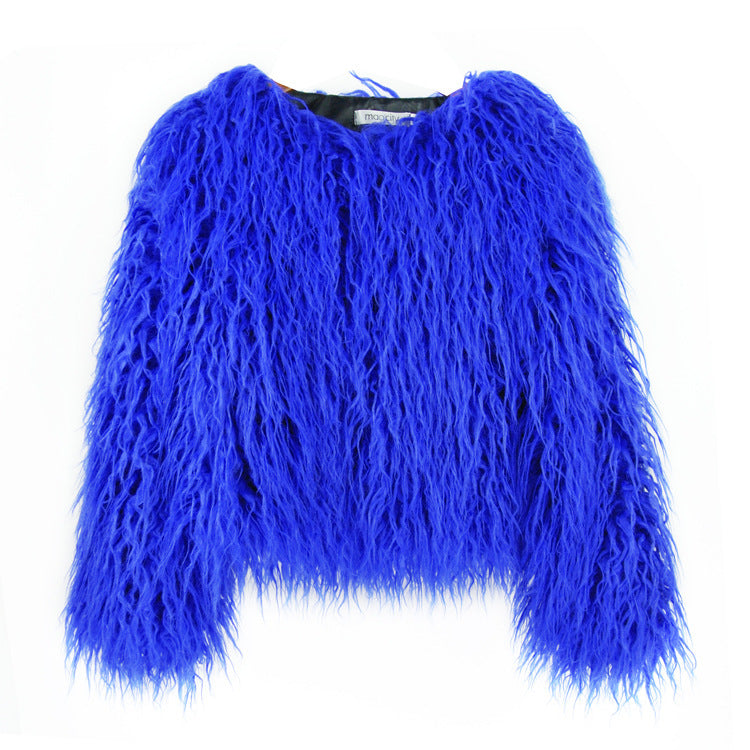 Damen statement Fleece-Jacke mit voluminösem Look Echoarchiv