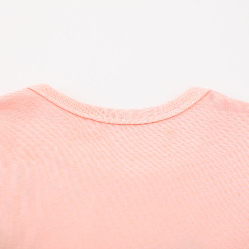 Mädchen T-Shirt mit verspieltem Einhorn-Design und Rüschendetails Echo Archiv