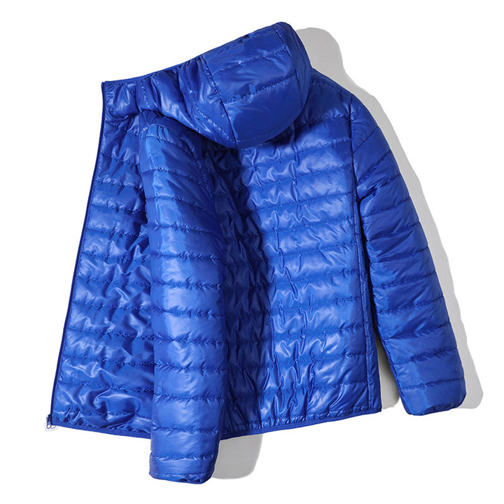 Herren leichte Steppjacke mit Kapuze und wasserabweisender Beschichtung Echoarchiv