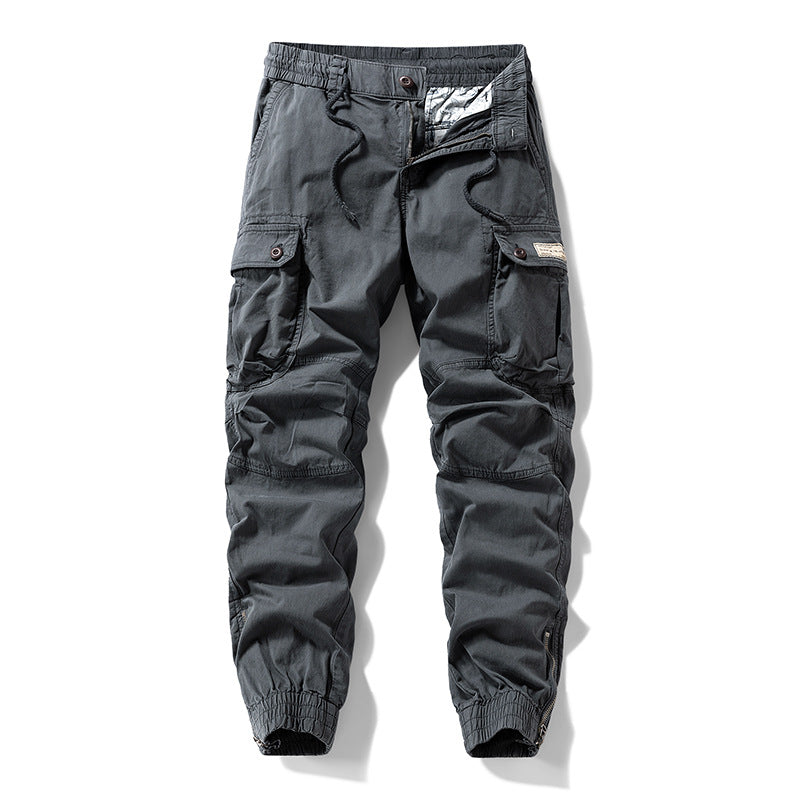 Herren Cargo-Jogginghose im Utility‑Stil mit elastischem Tunnelzugbund und verstärkten Kniepaneelen Echo Archiv