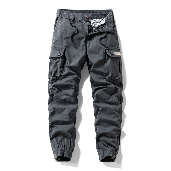 Herren Cargo-Jogginghose im Utility‑Stil mit elastischem Tunnelzugbund und verstärkten Kniepaneelen Echo Archiv
