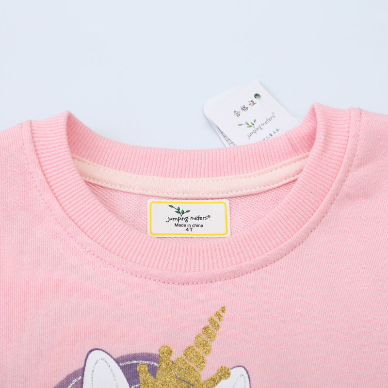 Mädchen Sweatshirt mit Einhorn-Applikation Echo Archiv