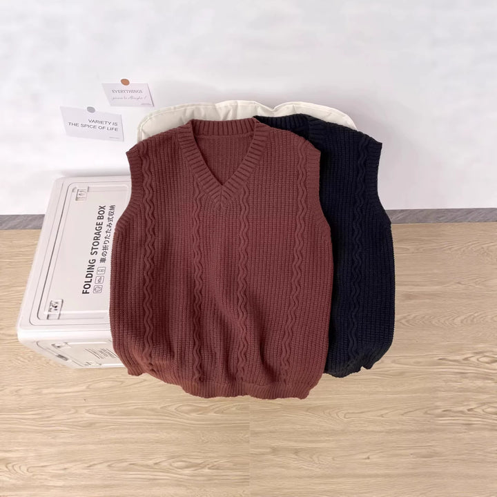 Damen Strickpullover ohne Ärmel Echoarchiv
